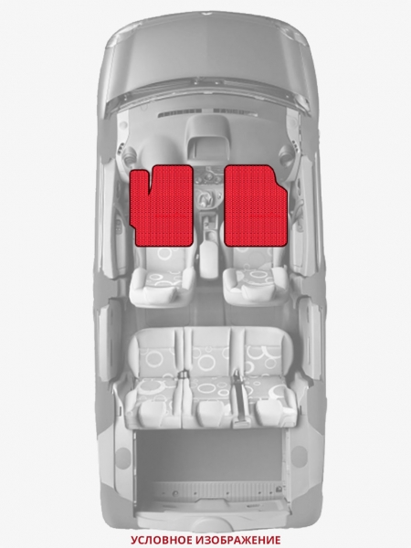 ЭВА коврики «Queen Lux» передние для Toyota Tank