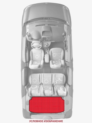 ЭВА коврики «Queen Lux» багажник для Mazda BT-50